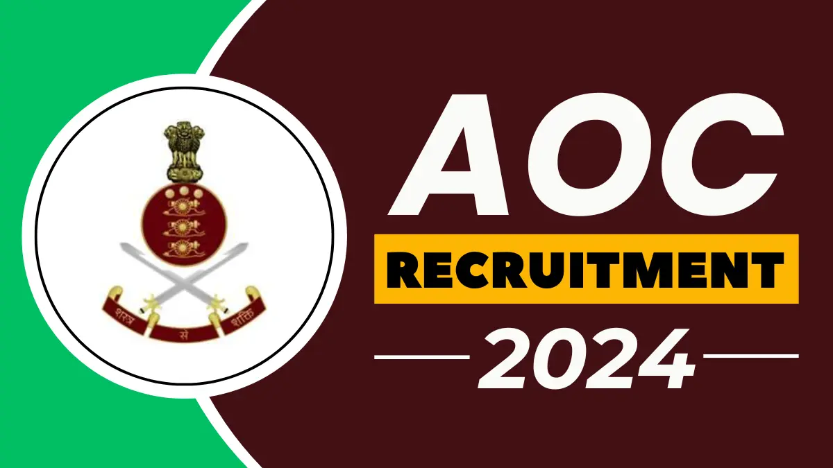 Army AOC Recruitment 2024