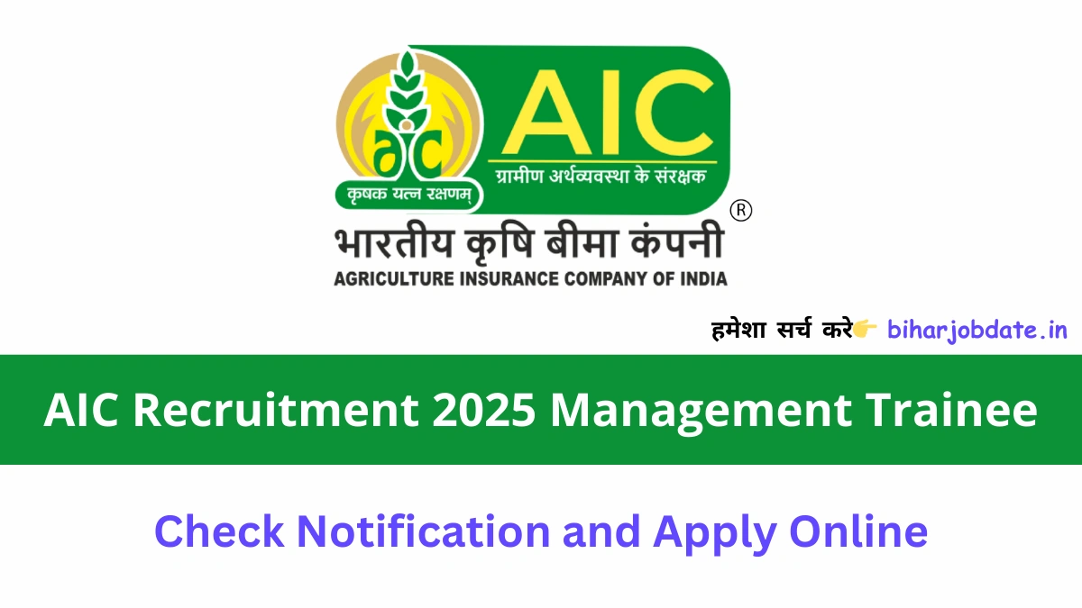 AIC Recruitment 2025