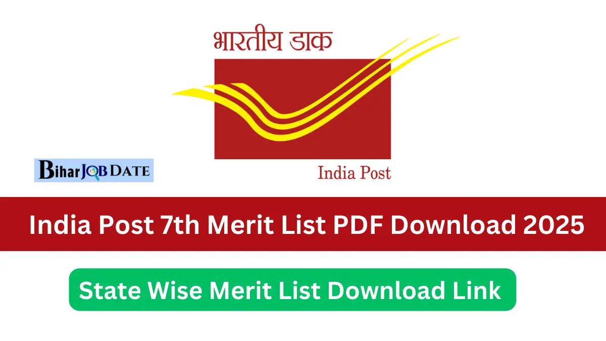 India Post GDS 7th Merit List PDF Download 2025