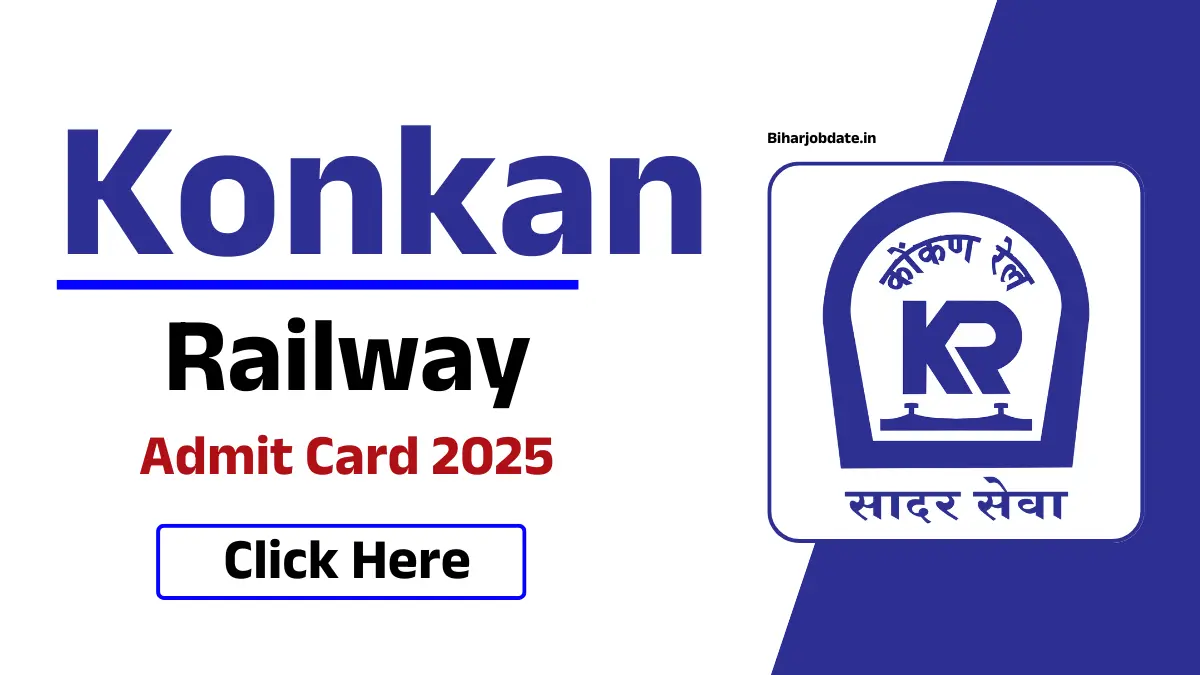 Konkan Railway Admit Card 2025