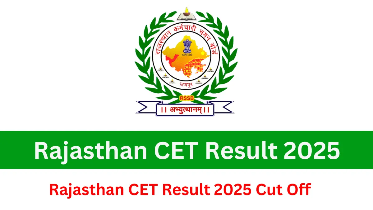 Rajasthan CET Result 2025