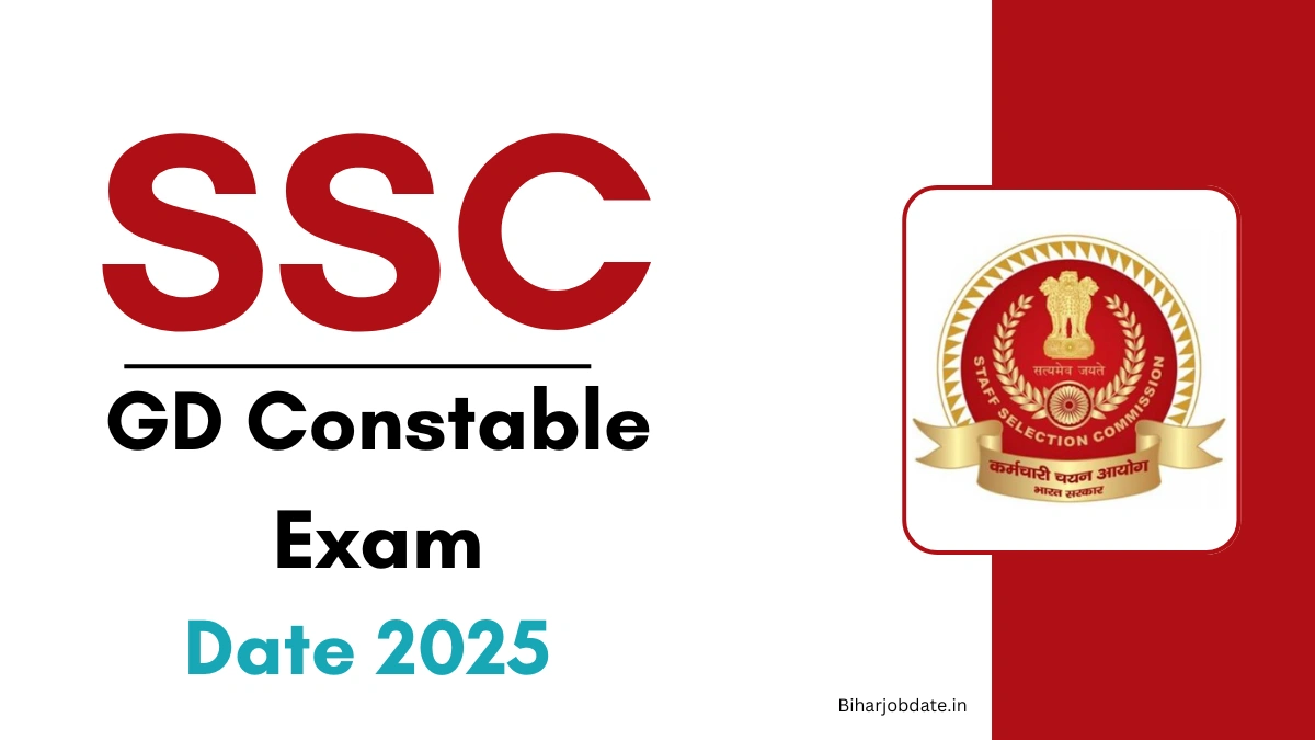 SSC GD Constable Exam Date 2025